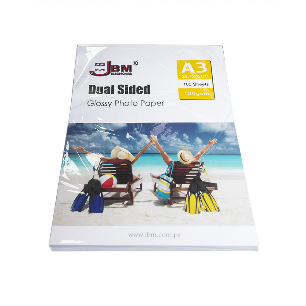 Dual Sided Glossy Photo Paper A3 120 gsm JBM